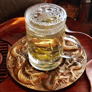 Glass Tea Cup with looseleaf Tea Infuser