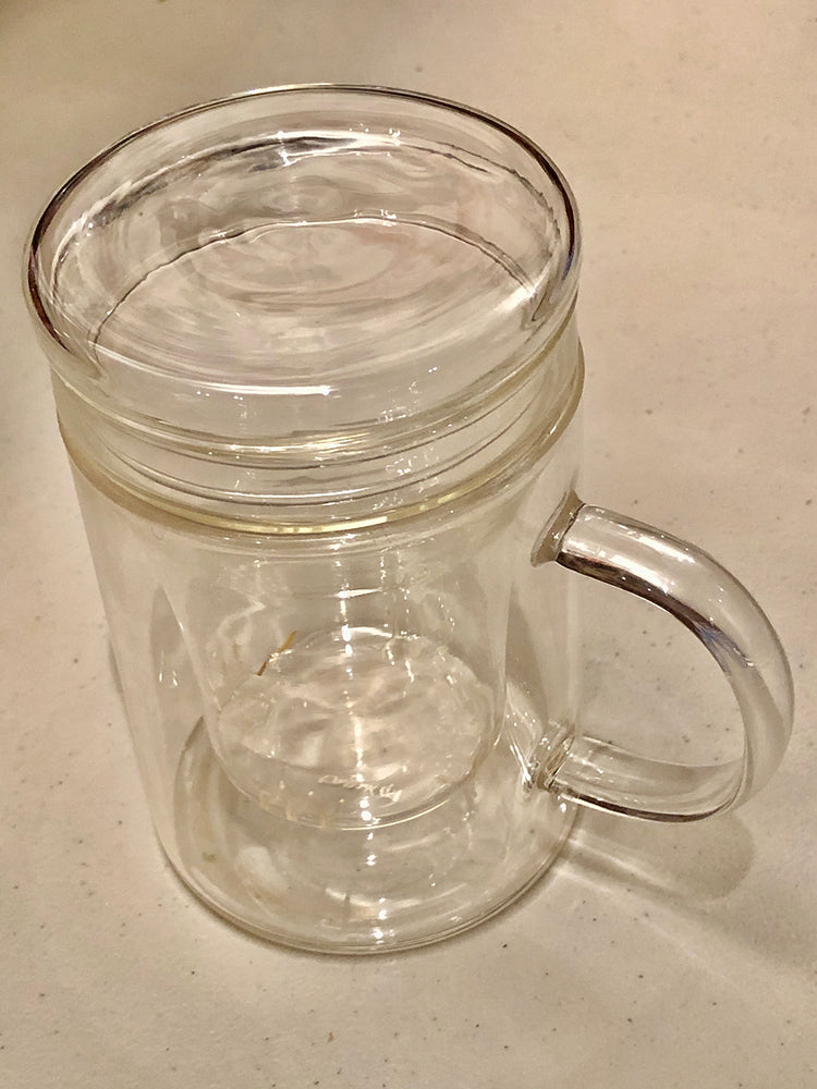 Glass Tea Cup with looseleaf Tea Infuser